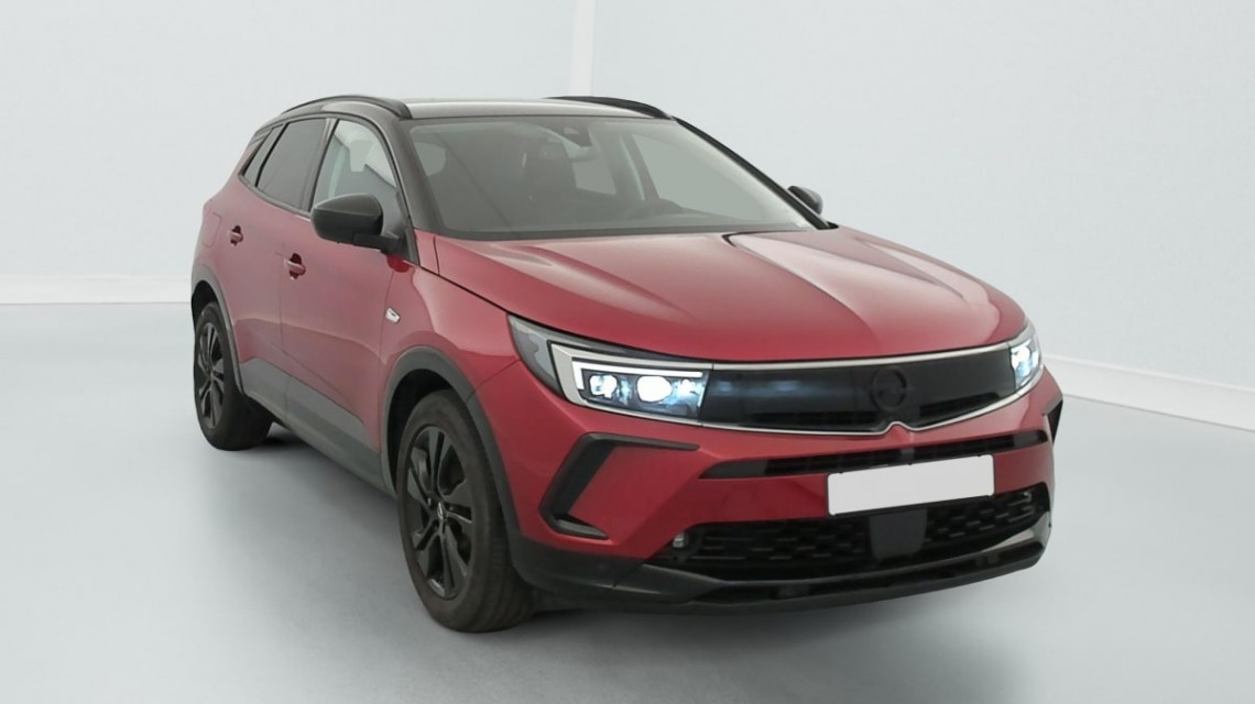 OPEL Grandland X 1.2 Turbo 130 ch GS Rouge Karmin / Toit Noir