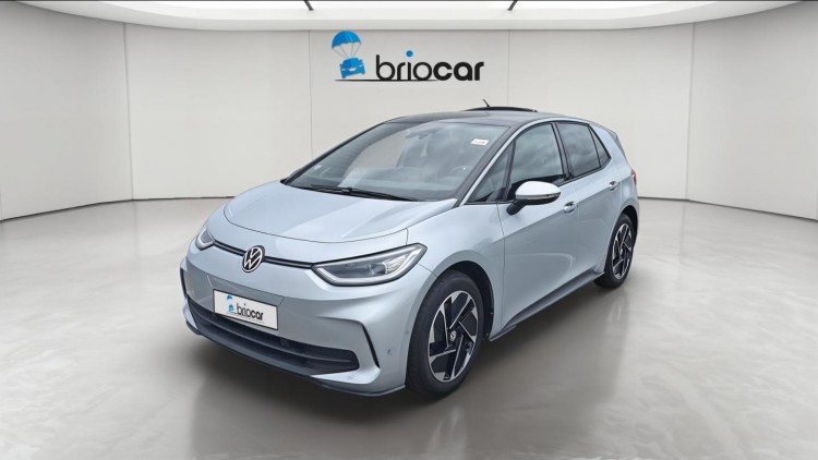 VOLKSWAGEN ID.3 204ch Pro 58 kWh Life Max Gris Argent Métal/Toit/Hayon Noir