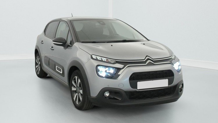 CITROEN C3 PureTech 110 S S BVM6 Shine Gris Acier / Toit Noir 