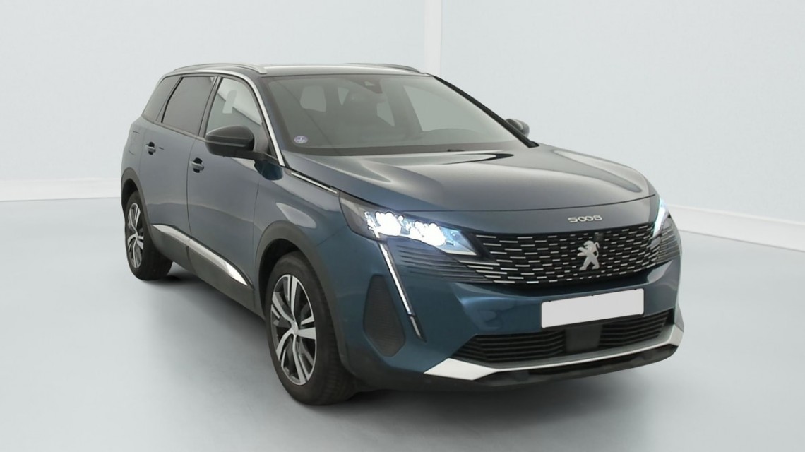 PEUGEOT 5008 PureTech 130ch S S BVM6 Allure Pack Bleu Célèbes