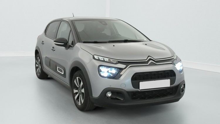 CITROEN C3 PureTech 110 S S BVM6 Shine Gris Acier / Toit Noir 