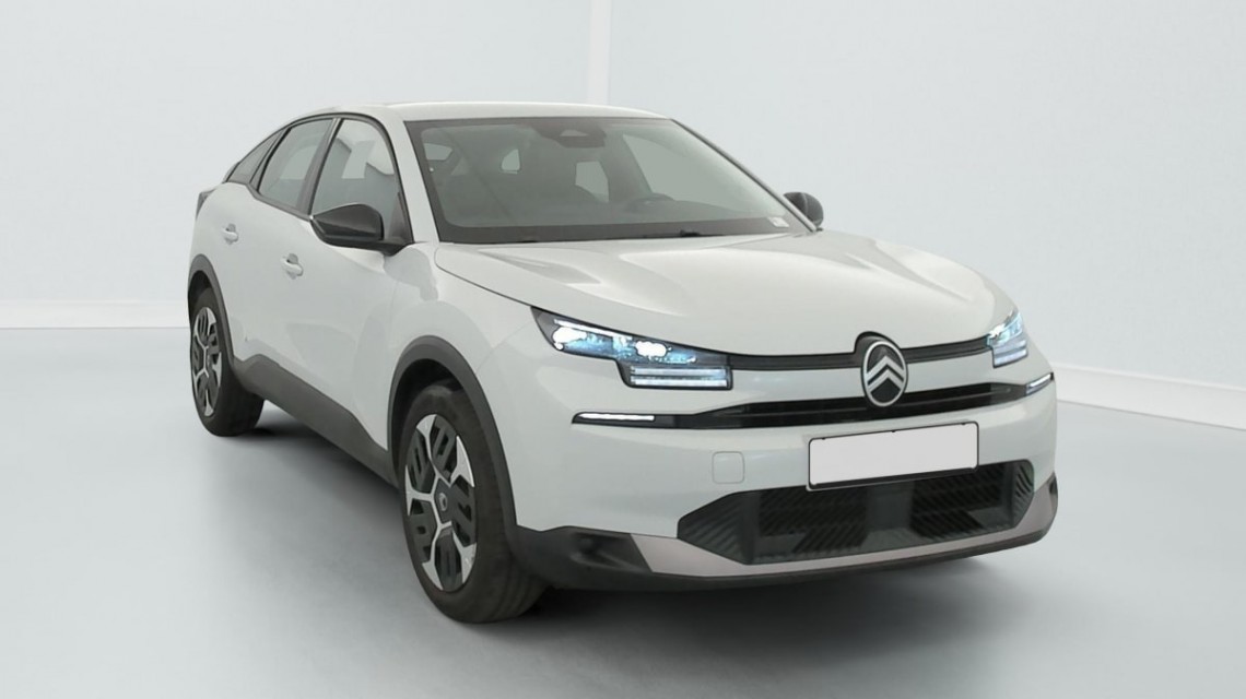 CITROEN C4 Hybride 145 ch e-DCS6 Plus Blanc Okénite