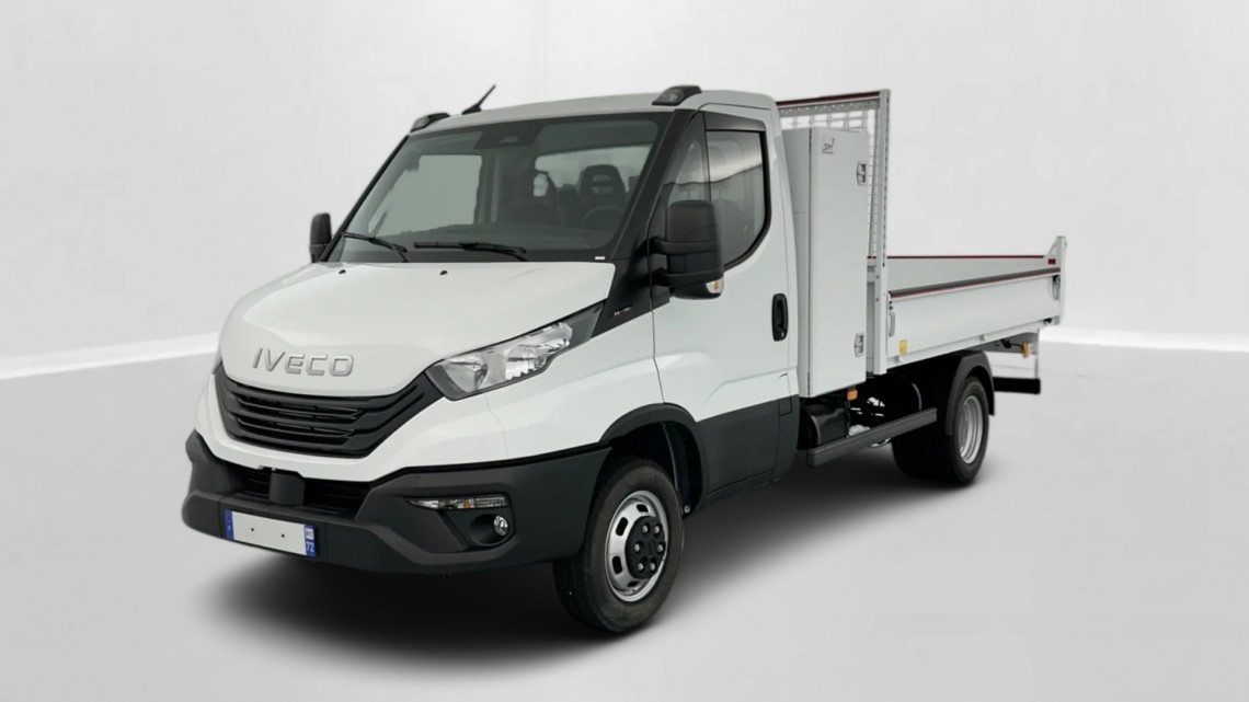 IVECO Daily Fg VUL DAILY 35C18H 3750 Benne + Coffre JPM Blanc