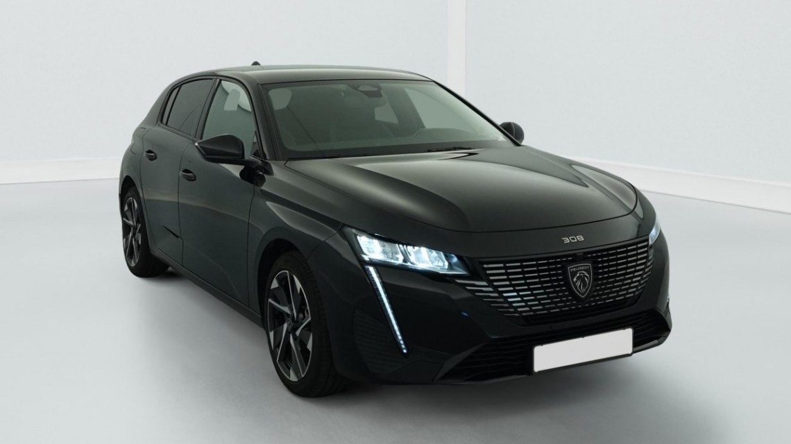 PEUGEOT 308 Hybrid 145 e-DCS6 Allure Noir Perla Nera