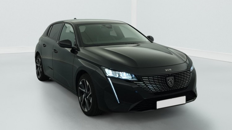 PEUGEOT 308 Hybrid 145 e-DCS6 Allure Noir Perla Nera