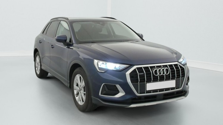 AUDI Q3 35 TDI 150 ch S tronic 7 Quattro Design Bleu Navarre