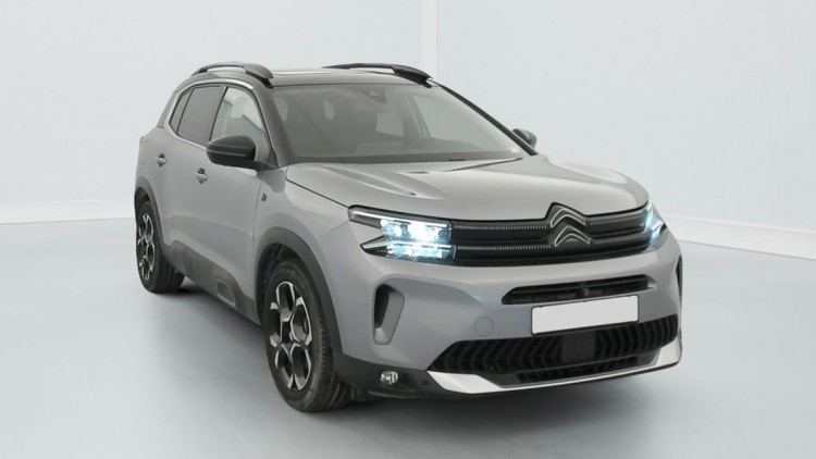 CITROEN C5 Aircross Hybride Rechargeable 225 e-EAT8 Shine Gris Acier / Toit Noir
