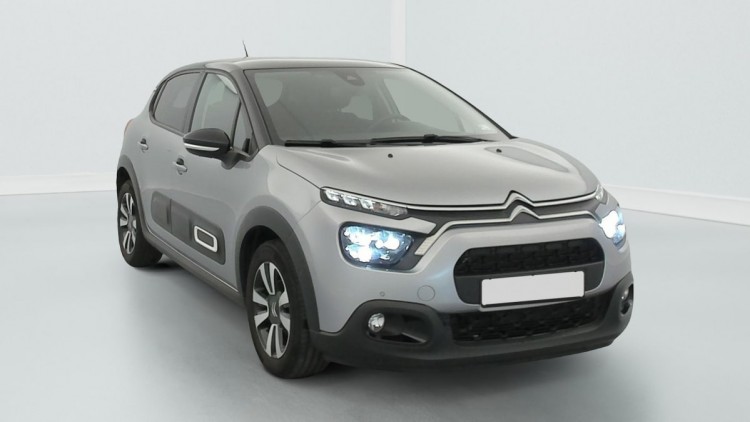 CITROEN C3 PureTech 110 S S BVM6 Shine Gris Acier / Toit Noir