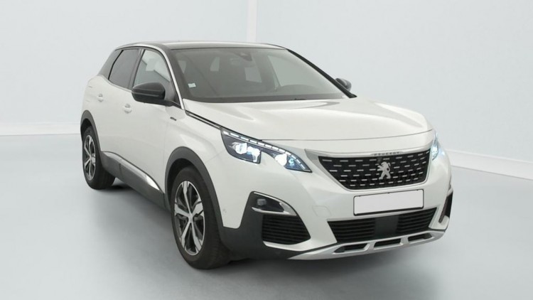 PEUGEOT 3008 1.6 BLUEHDI 120CH S S EAT6 GT LINE Blanc Nacré