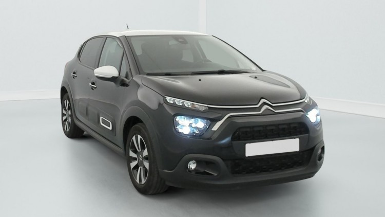 CITROEN C3 PureTech 110 S S BVM6 Shine Noir Perla Nera / Toit Blanc 