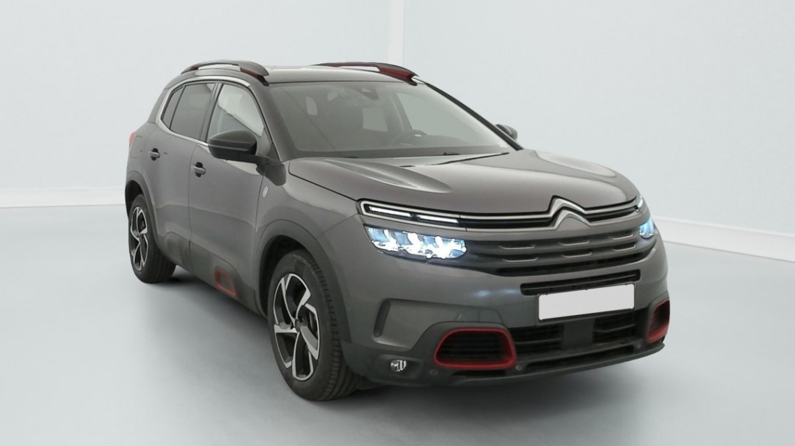 CITROEN C5 Aircross HYBRIDE RECHARGEABLE 225 S S E-EAT8 C-SERIES Gris Platinium - Toit Noir