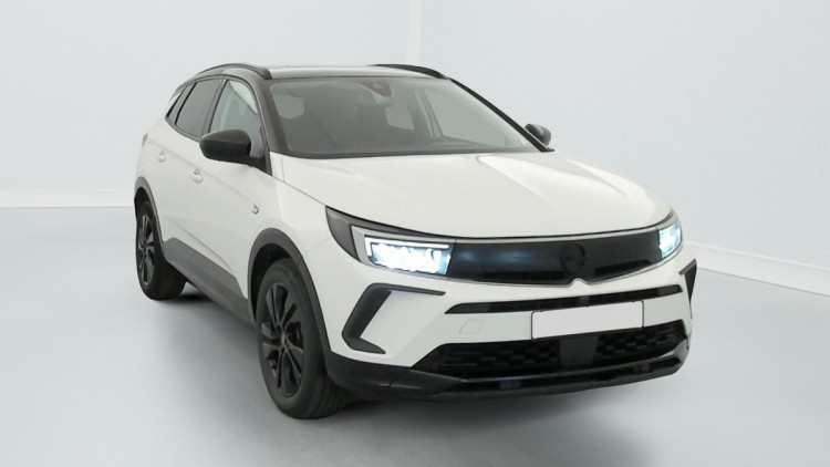 OPEL Grandland X 1.2 Turbo 130 ch BVA8 GS Line Blanc Arktis / Toit Noir