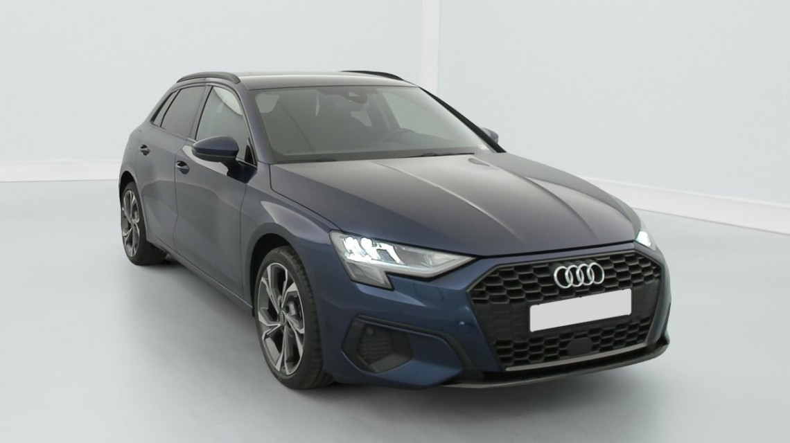 AUDI A3 Sportback 30 TFSI 110 Design Bleu Navarre