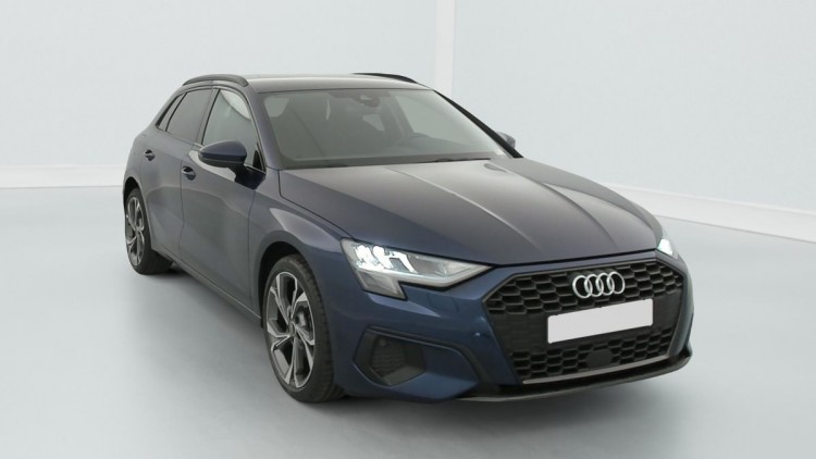AUDI A3 Sportback 30 TFSI 110 Design Bleu Navarre