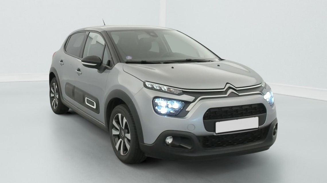 CITROEN C3 PureTech 110 ch BVM6 Max Gris Acier