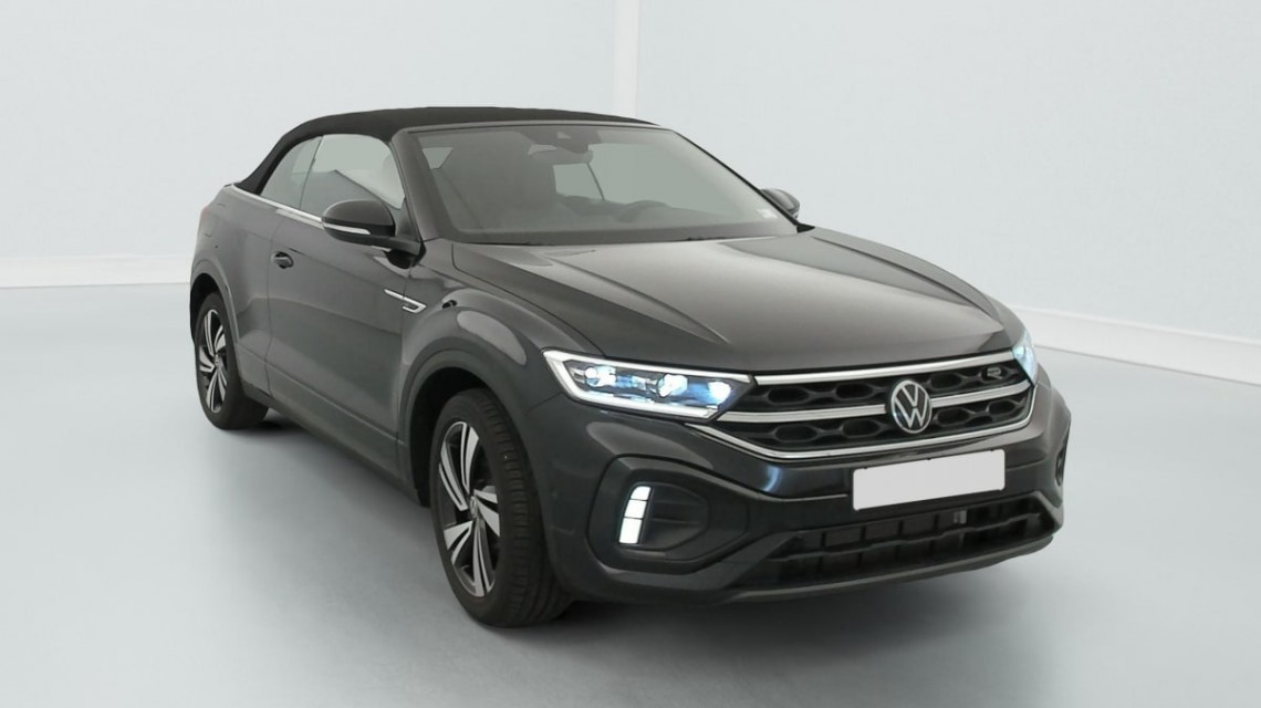 VOLKSWAGEN T-Roc Cabriolet 1.5 TSI EVO 150 START STOP DSG7 R-LINE Noir Intense