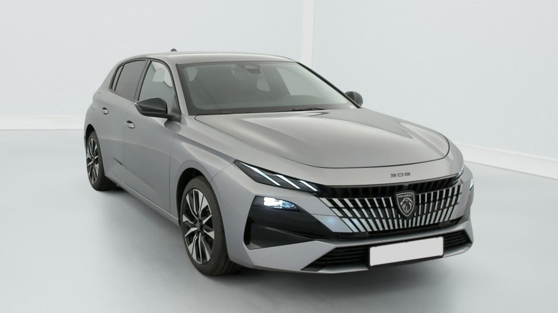 PEUGEOT 308 BLUEHDI 130CH S S EAT8 ALLURE gris artense