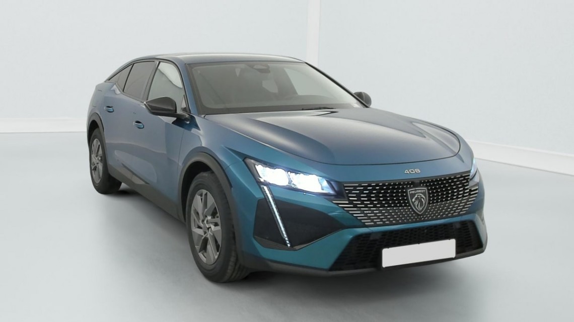 PEUGEOT 408 Hybrid 136 e-DCS6 Allure Bleu Obsession