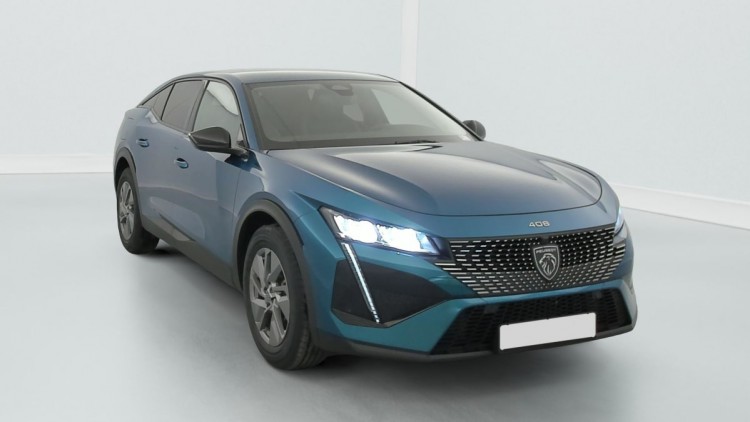 PEUGEOT 408 Hybrid 136 e-DCS6 Allure Bleu Obsession
