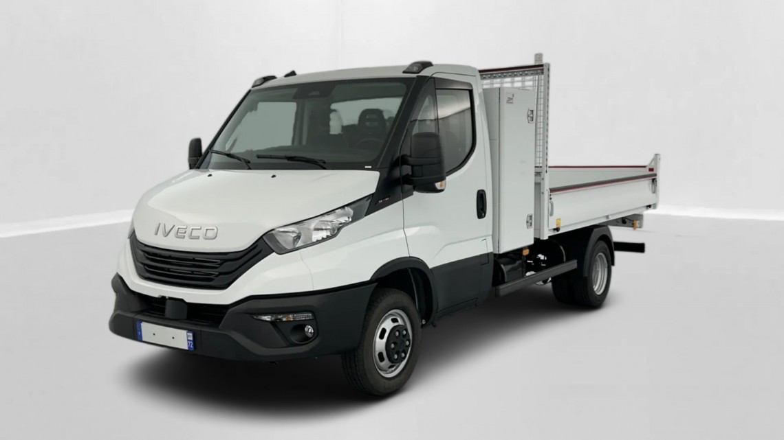 IVECO Daily Fg VUL DAILY 35C16H 3.0 160ch 3750 Benne + Coffre JPM Blanc