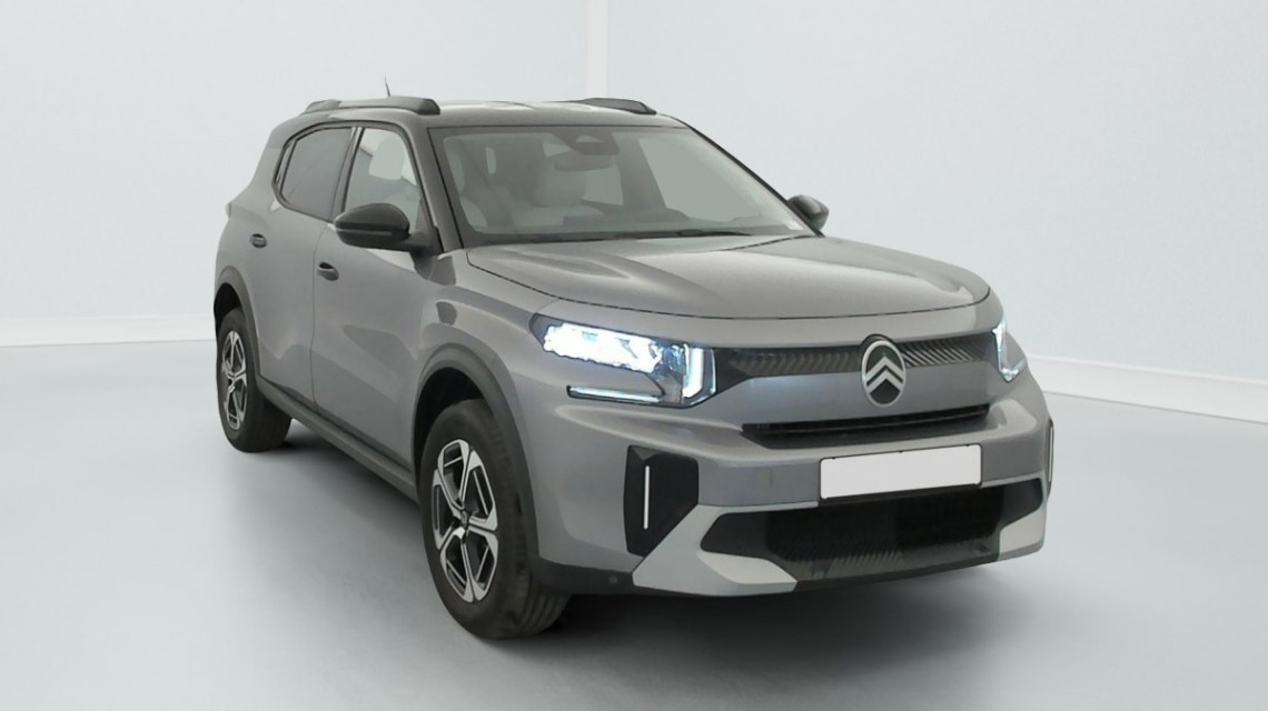CITROEN C3 Aircross Hybride 145 e-DCS6 Max Gris Mercury / Toit Noir