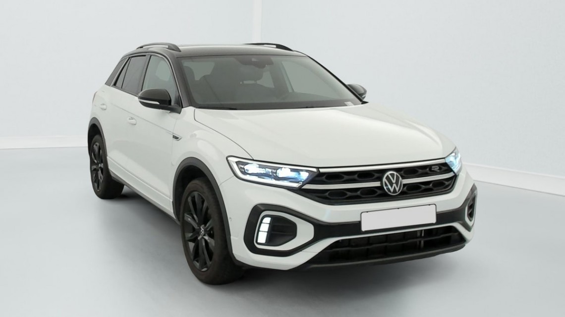 VOLKSWAGEN T-Roc 1.5 TSI EVO 150 START STOP BVM6 R-LINE Blanc Pur / Toit Noir