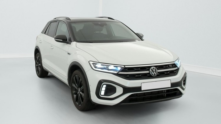 VOLKSWAGEN T-Roc 1.5 TSI EVO 150 START STOP BVM6 R-LINE Blanc Pur / Toit Noir