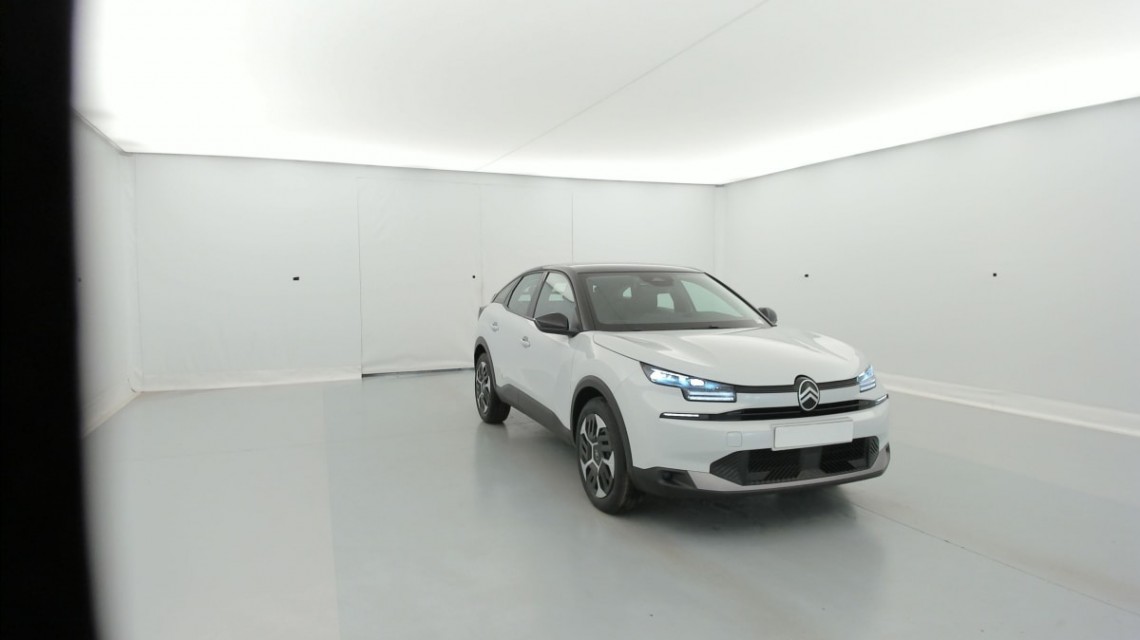 CITROEN C4 Hybride 145 ch e-DCS6 Plus Blanc Okénite / Toit Noir