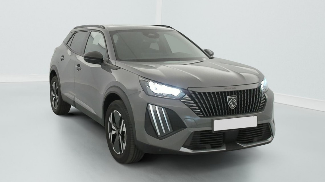 PEUGEOT 2008 Hybrid 145 ch e-DCS6 Allure Gris Sélénium