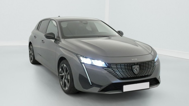 PEUGEOT 308 Hybrid 145 e-DCS6 Allure Gris Selenium