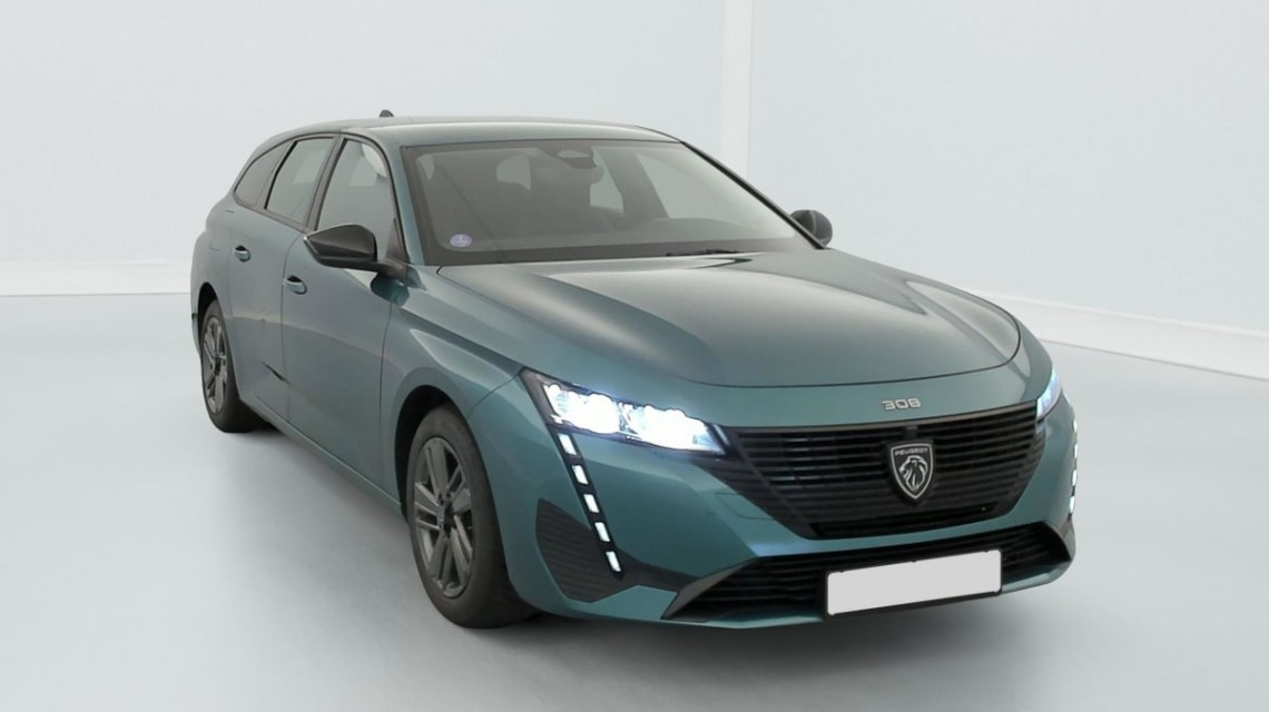 PEUGEOT 308 SW PURETECH 130CH S S EAT8 ACTIVE PACK Bleu Cuivre Metallisee Ve