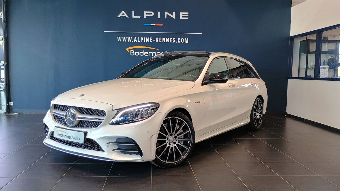MERCEDES-BENZ Classe C Break 43 Mercedes-AMG Speedshift TCT AMG 4Matic 5p Blanc