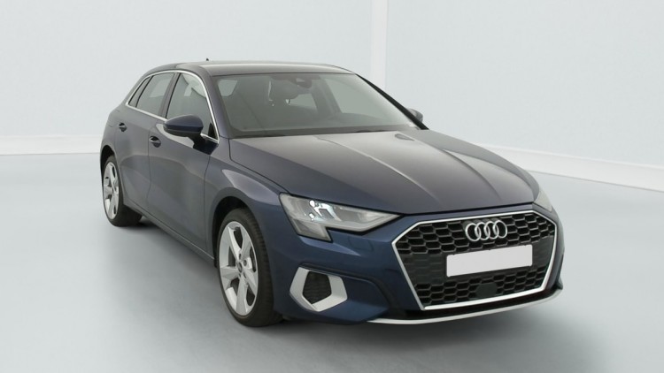 AUDI A3 Sportback 40 TFSIe 204 S tronic 6 Design Bleu Navarre