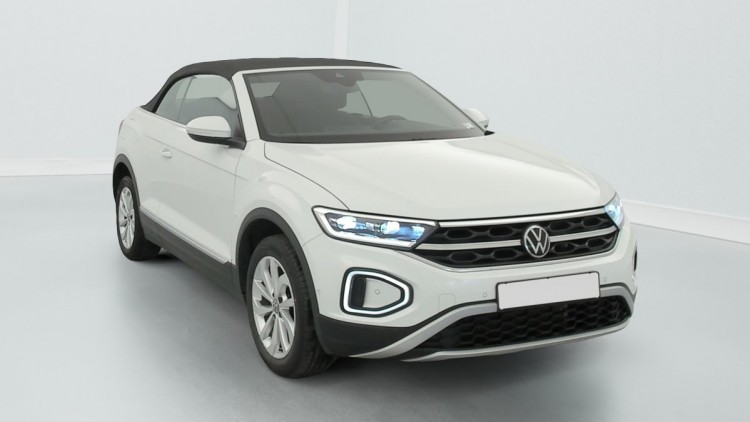 VOLKSWAGEN T-Roc Cabriolet 1.0 TSI 110 Start Stop BVM6 Style Blanc Pur